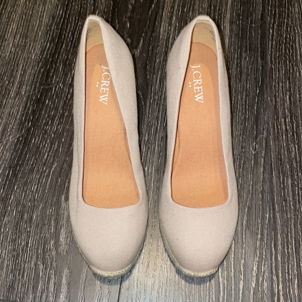 J. Crew Espadrilles -Beige NWOT